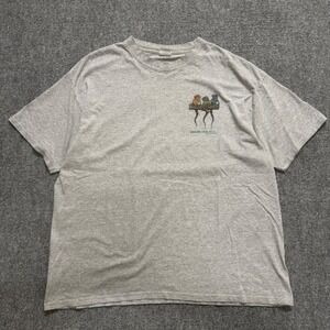 VTG Cabo San Lucas T-shirt Men's 2XL Gray Lightweight Iguana Yazbek